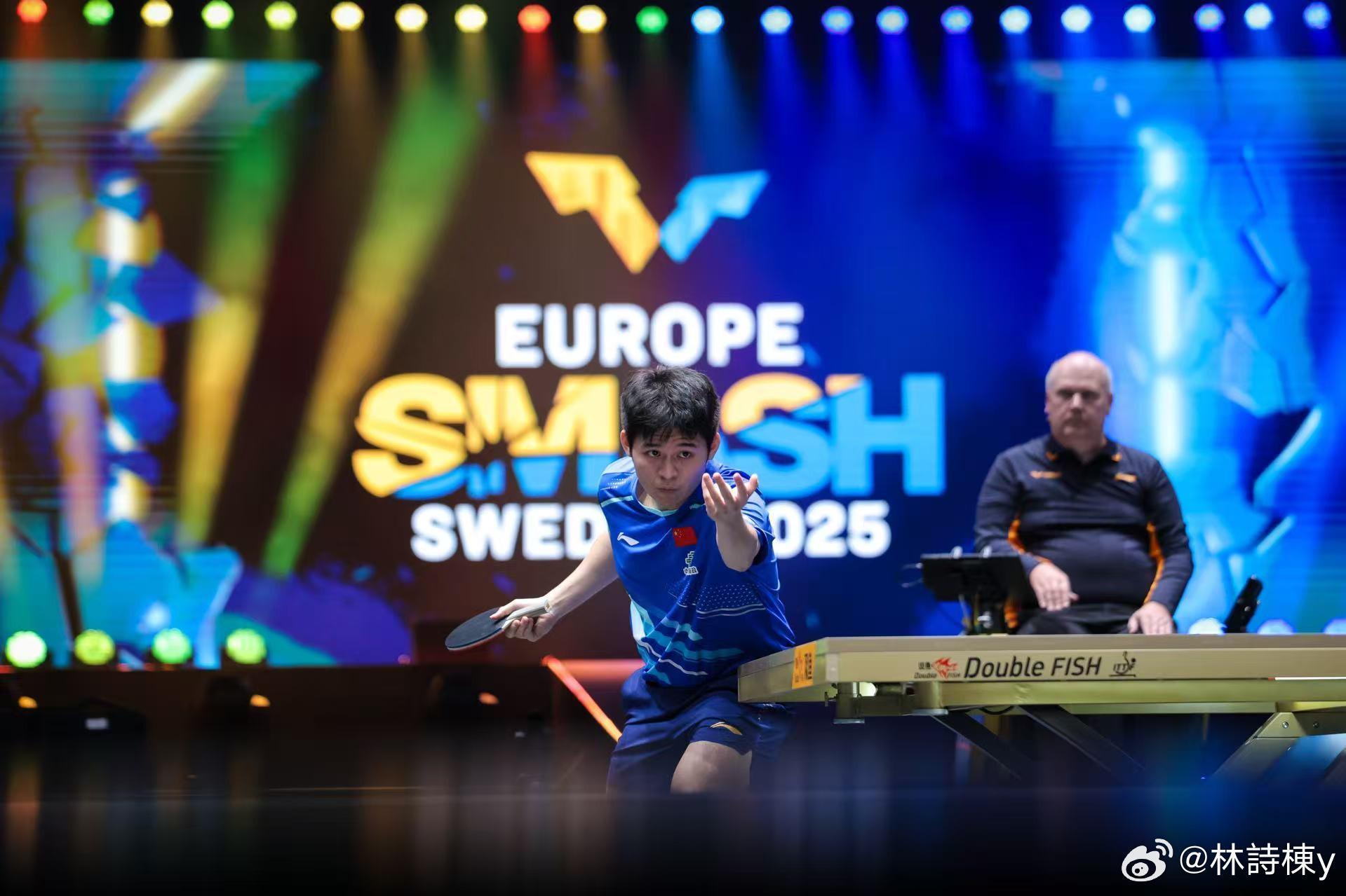 林诗栋总结瑞典大满贯：很遗憾男单决赛输球，但这是宝贵经历